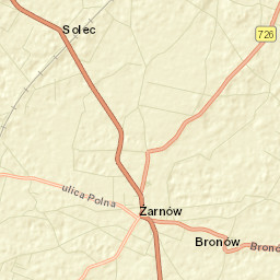 Żarnów Street Map