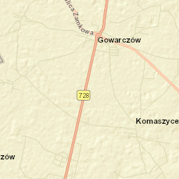 Gowarczów Street Map