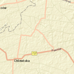 Chlewiska Street Map