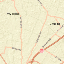 Powiat szydłowiecki Street Map