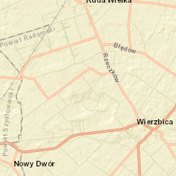Wierzbica Street Map