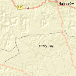 Nałęczów Street Map