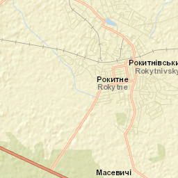 Rokytne Street Map