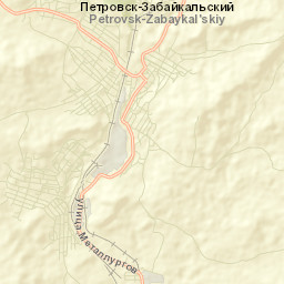 Petrovsk-Zabaykal’skiy Street Map