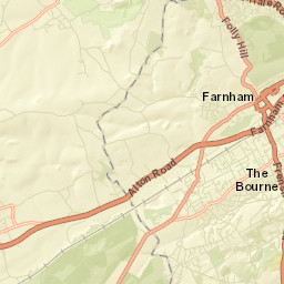 Gravel Hill Rd, Farnham, Hampshire GU10, UK Street Map
