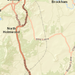 Tanner's Hill, Brockham, Betchworth Street Map
