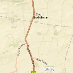 Blindley Heath Street Map