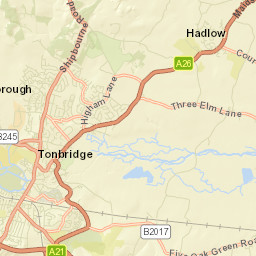 Hadlow Street Map