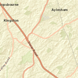 Aylesham Street Map