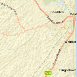 Beach St, Deal, Kent CT14, UK Street Map