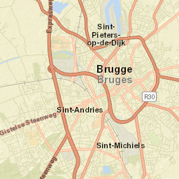 Sint-Kruis Street Map