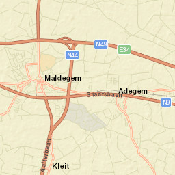 Maldegem Street Map