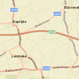 Kaprijke Street Map