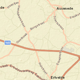 Assenede Street Map