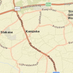 Sint-Gillis-Waas Street Map