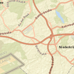 Niederkrüchten Street Map