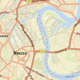 Neuss Street Map