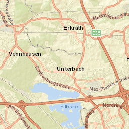Erkrath Street Map