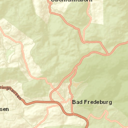Bad Fredeburg Street Map