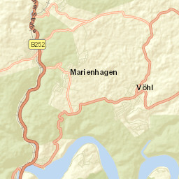 Vöhl Street Map