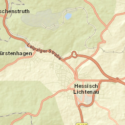 Hessisch Lichtenau Street Map