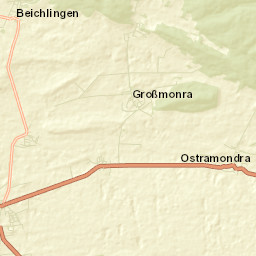 Großmonra Street Map