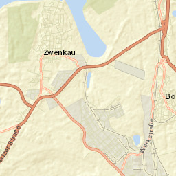 Böhlen Street Map