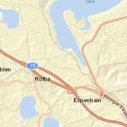 Rötha Street Map