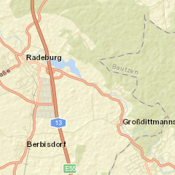 Radeburg Street Map