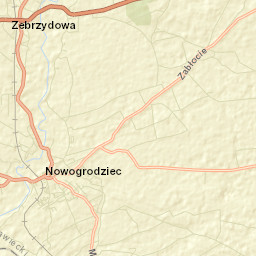 Nowogrodziec Street Map