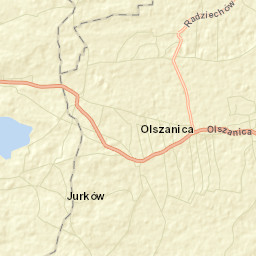 Olszanica Street Map
