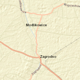 Zagrodno Street Map