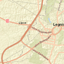 Legnica Street Map