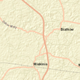 Miękinia Street Map