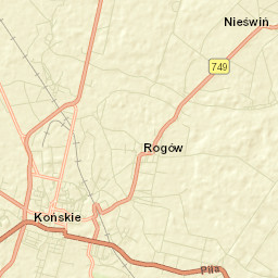 Rogów Street Map