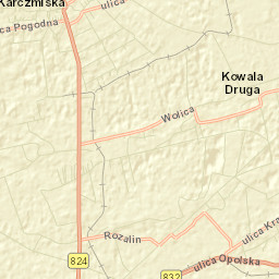 Karczmiska Street Map