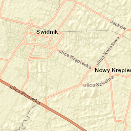 Świdnik Street Map