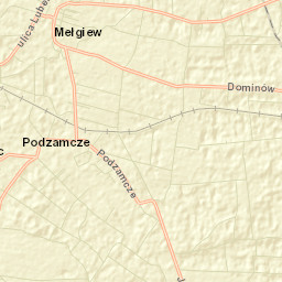 Mełgiew Street Map