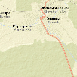 Olevs’k Street Map