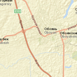Oboyan’ Street Map