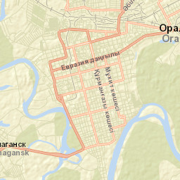 Oral Street Map