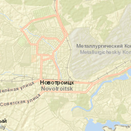 Novotroitsk Street Map