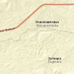 Novopavlovka Street Map