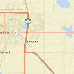 Yorkton Street Map