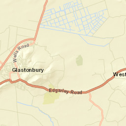 Glastonbury Street Map