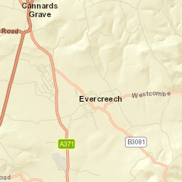 Evercreech Street Map