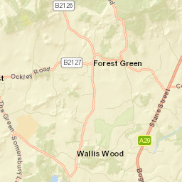 Horsham Rd, Dorking, Surrey RH5, UK Street Map