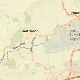 Langley Green Street Map