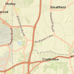 Copthorne Street Map