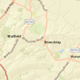 Brenchley Street Map